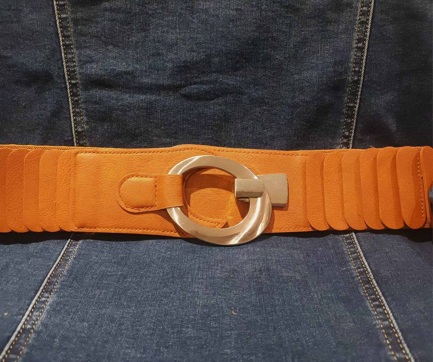 THE 'CARNABY' DROP A DRESS SIZE FEATURE CLIP BUCKLE BELT ONE SIZE 10 TO 22