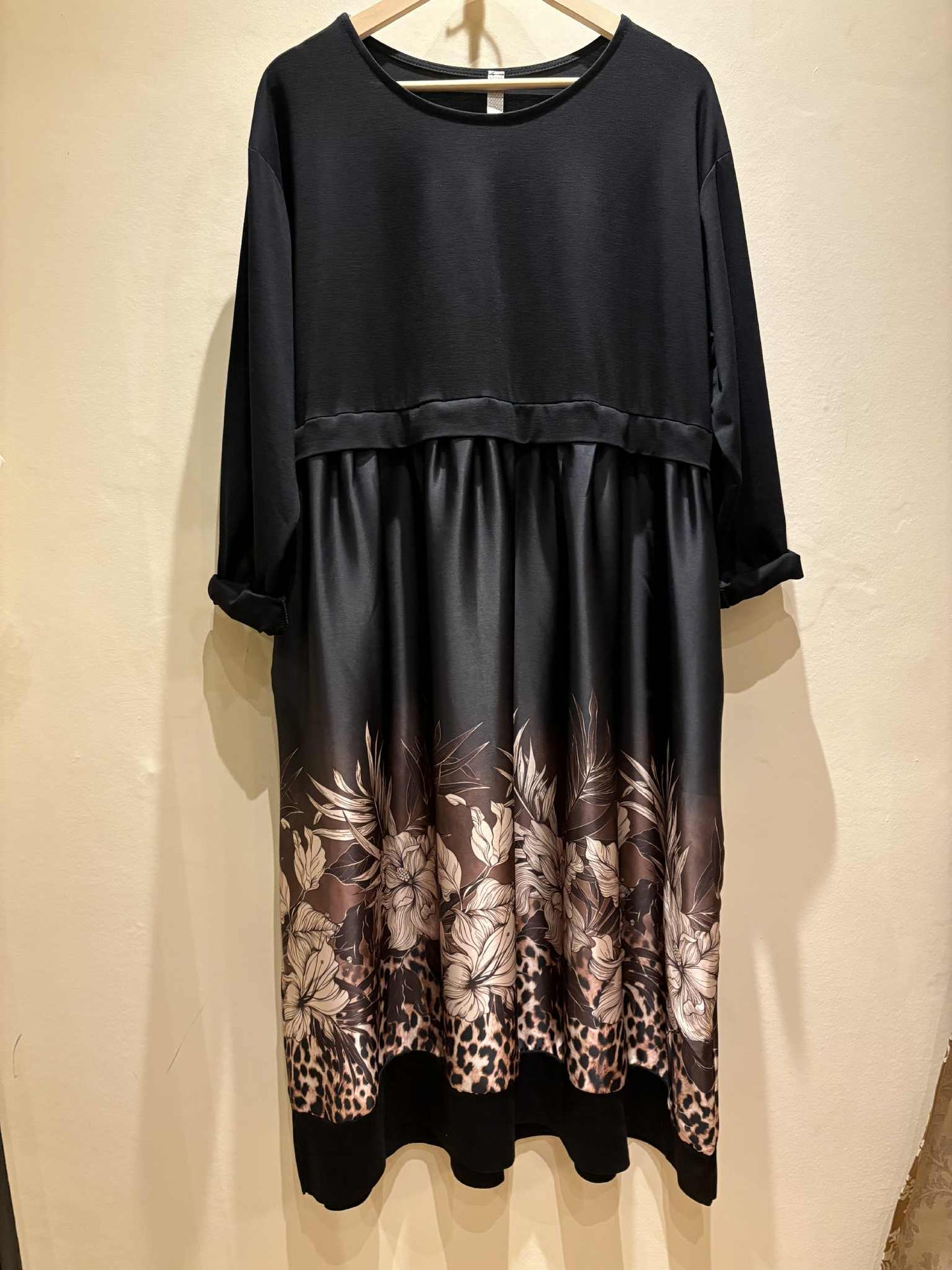 THE 'DEMI' BEAUTIFULLY FLATTERING LUXE SATIN SKIRTED COCOON DRESS ASSORTED PRINTS AVAILABLE