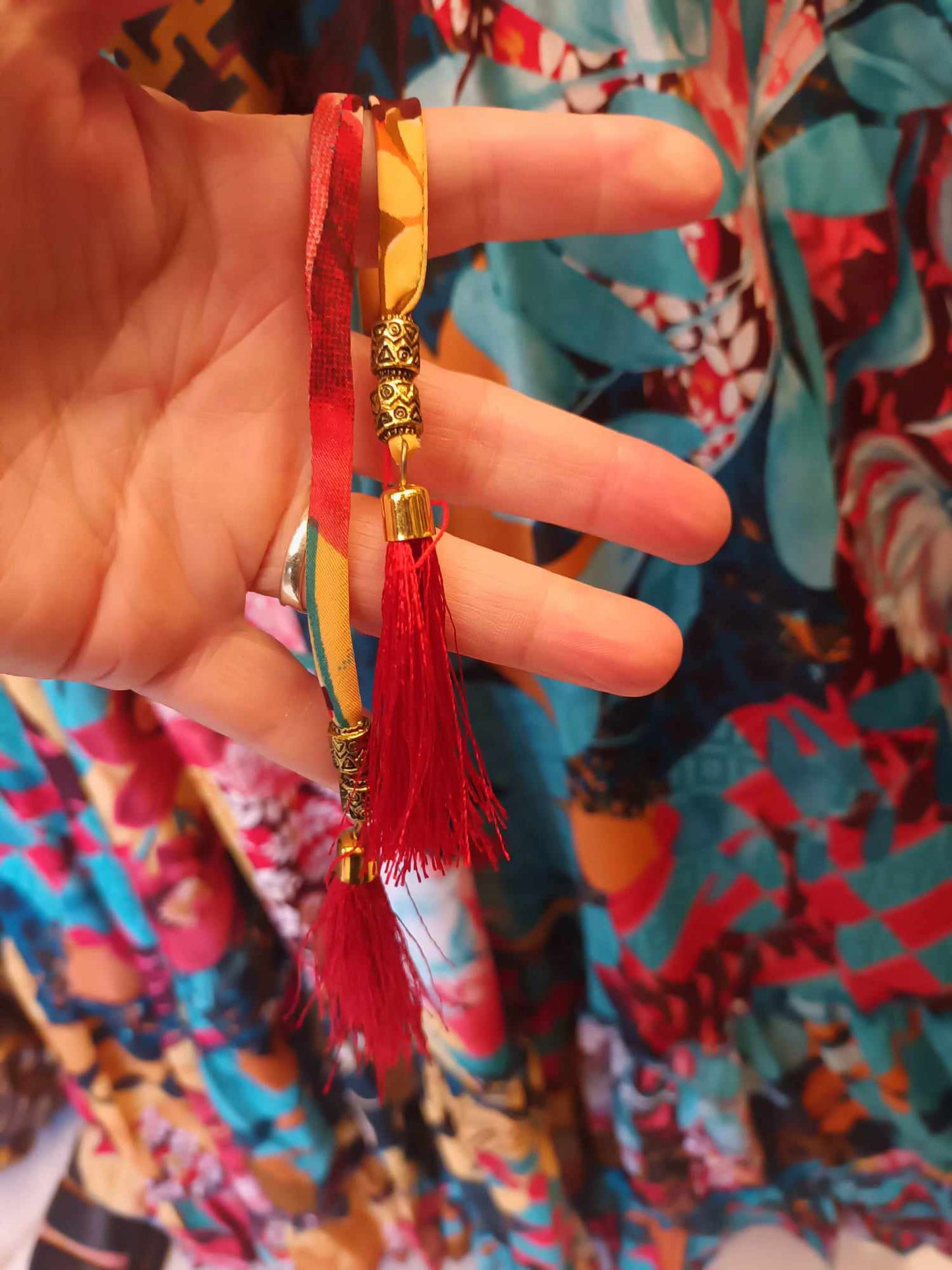 'SIESTA SKIES' BREATHTAKING LUXURIOUSLY FULL CIRCLE TASSEL TRIM MAXI SKIRT FROM OUR EXCLUSIVE SPANISH COLLECTION