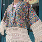'BOHEMIAN QUEEN' RICHLY EMBROIDERED 70'S STYLE FRINGED JACKET WITH SHELL EMBELLISHMENTS