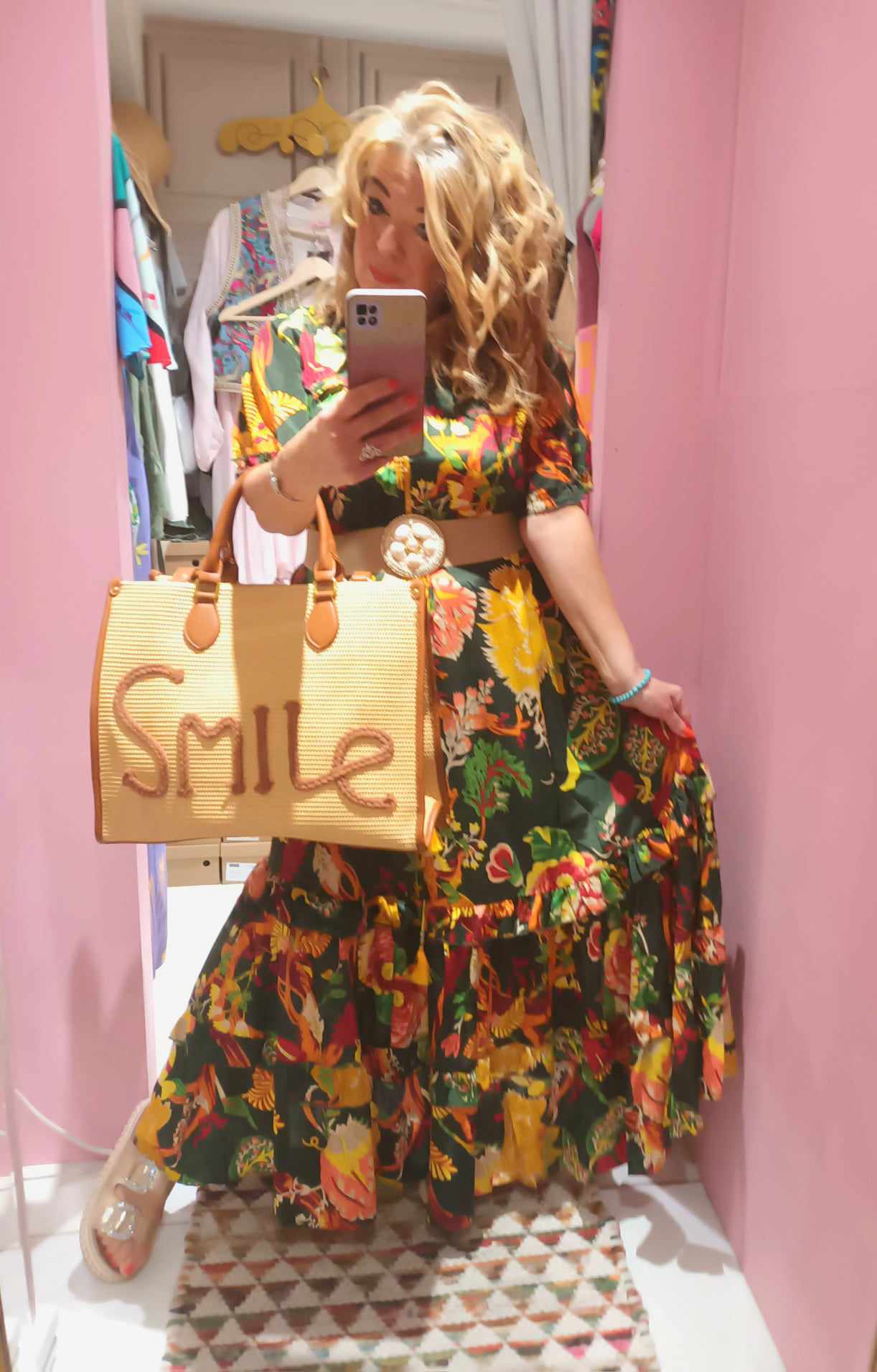 THE 'ALHAMBRA PRINCESS' BRIGHT AND BEAUTIFUL FRILL HEM DRESS FROM OUR EXCLUSIVE SPANISH COLLECTION