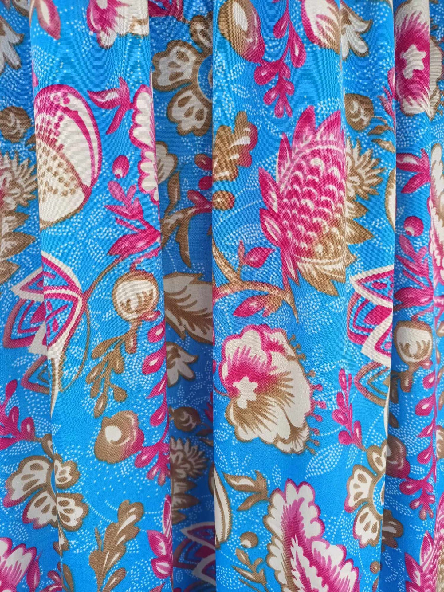 THE 'MIDNIGHT FIESTA' GARDENIA DRESS IN CORNFLOWER BLUE FROM OUR EXCLUSIVE SPANISH COLLECTION