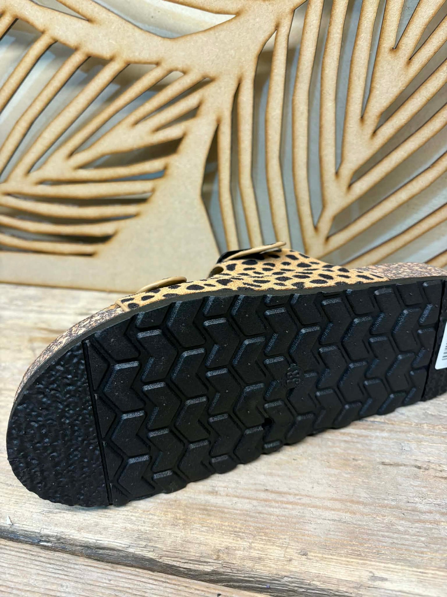 THE 'ZANZIBAR' FUNKY LEOPARD PRINT SUPER COMFORT MEMORY FOAM SLIDERS