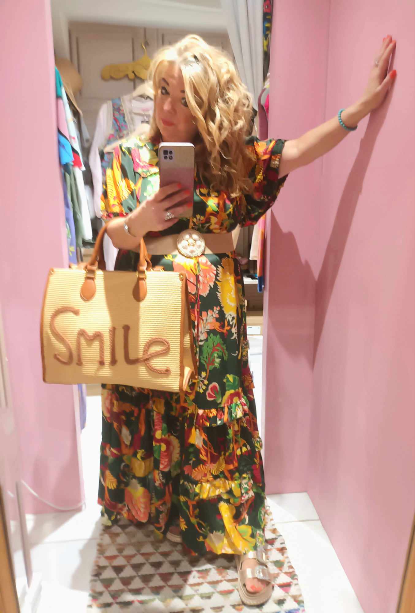 THE 'ALHAMBRA PRINCESS' BRIGHT AND BEAUTIFUL FRILL HEM DRESS FROM OUR EXCLUSIVE SPANISH COLLECTION