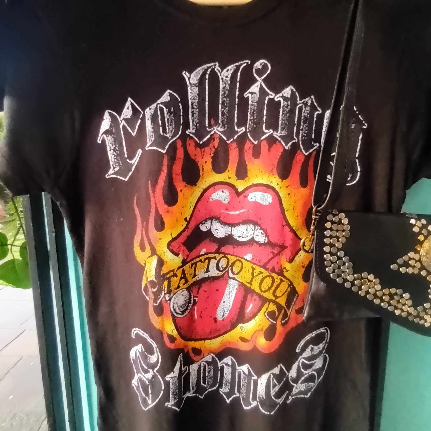 ROLLING STONES 'TATTOO YOU' CLASSIC FLAMING LIPS STYLE FEMALE FIT T SHIRT