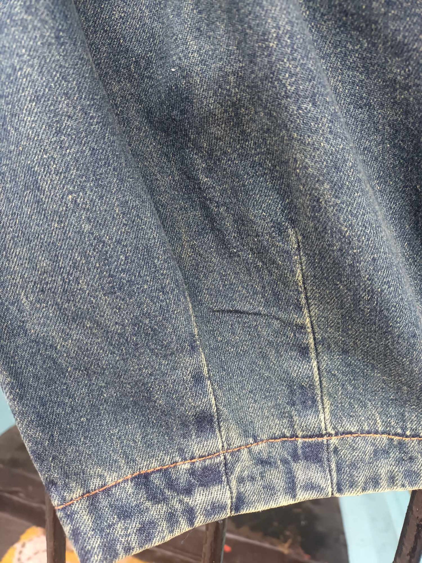 THE 'BELLA' SUPER STYLISH KHAKI PATCH POCKET DETAIL COCOON STYLE JEANS