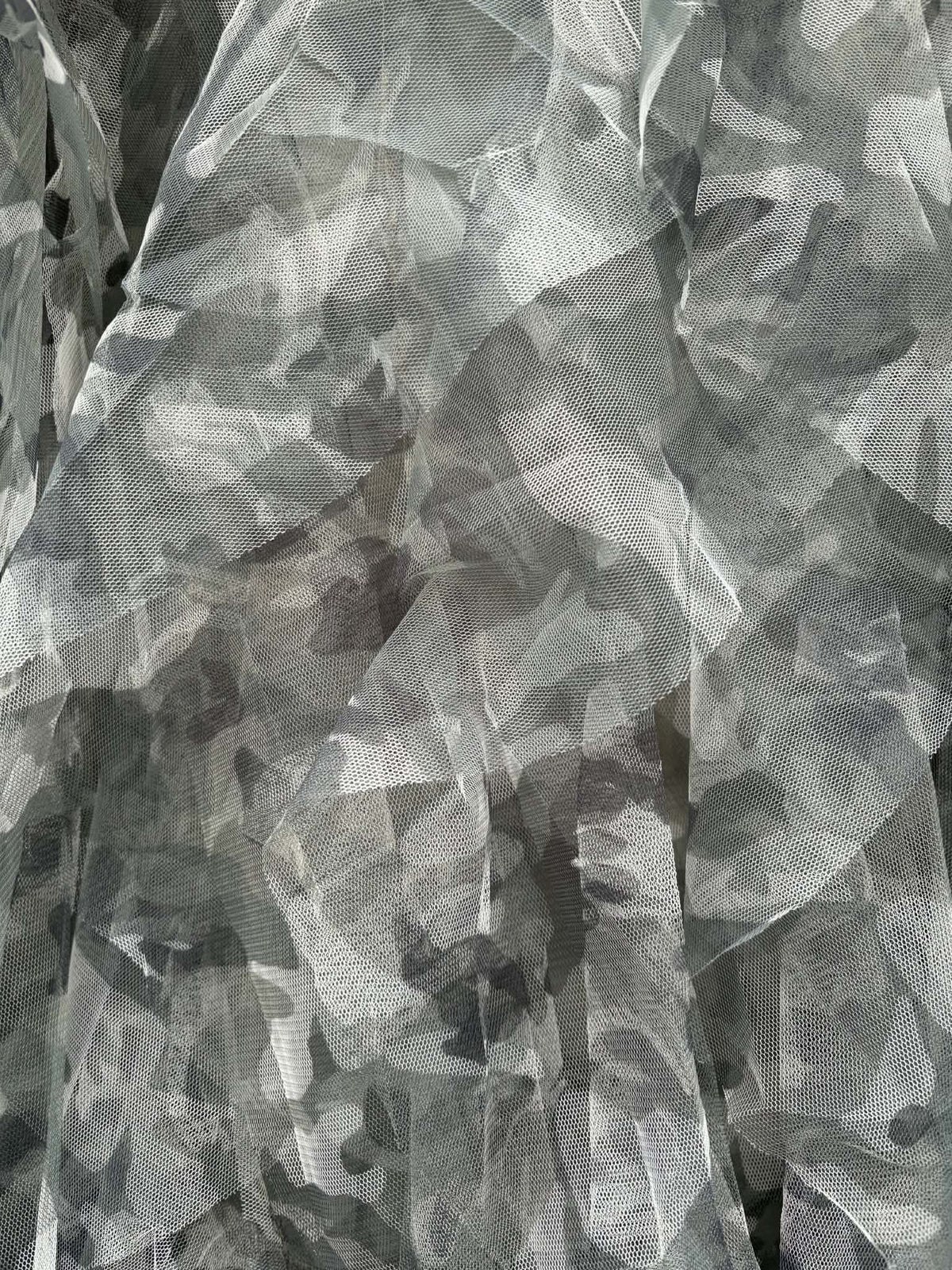 THE 'CASSIE' FABULOUS CAMO PRINT FROTHY TULLE SKIRT WITH COMFORTABLE ELASTICATED WAIST 10 to 20