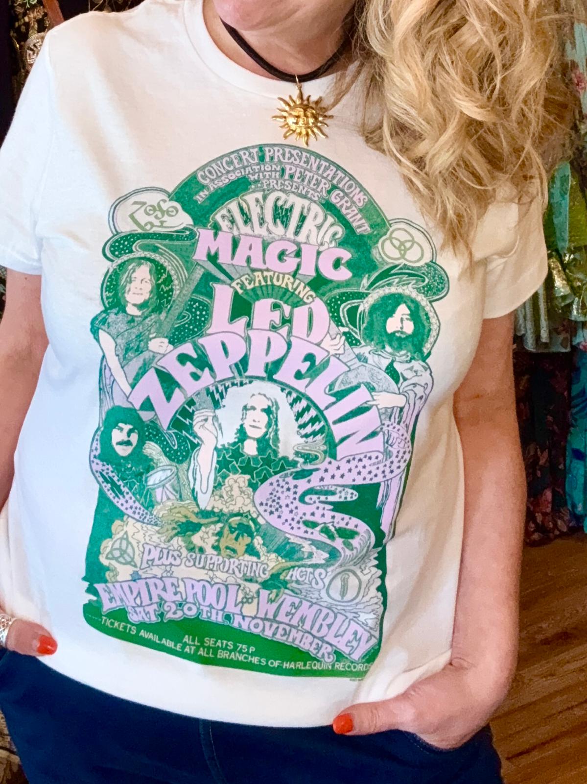 'ROCK STAR RANGE' FEMALE FIT CLASSIC LED ZEPPELIN T SHIRT