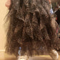THE 'ROXANNE' FROTHY AND FABULOUS SWISHY LEOPARD PRINT TULLE SKIRT WITH ELASTICATED WAIST
