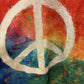THE 'RAINBOW PEACE' BEAUTIFUL LIGHTWEIGHT STATEMENT KNIT