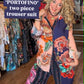 THE 'PORTOFINO' VIBRANT PRINT LIGHTWEIGHT RELAXED FIT TROUSER SUIT