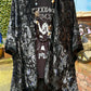 THE 'RUMOURS' ULTIMATE BOHO STYLE STUNNING VELVET DEVORE FRINGED KIMONO
