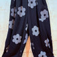 THE 'DAISY' FABULOUS RELAXED FIT RETRO DAISY PRINT POCKET DETAIL TROUSERS
