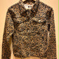 THE 'LUNA' SUPER SOFT LEOPARD PRINT STRETCH DENIM JACKET FLATTERING FEMALE FIT