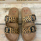 THE 'ZANZIBAR' FUNKY LEOPARD PRINT SUPER COMFORT MEMORY FOAM SLIDERS