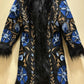 THE 'ALZA' STUNNING 70'S AFGHAN STYLE FAUX FUR RICHLY EMBROIDERED COAT FROM OUR EXCLUSIVE SPANISH RANGE