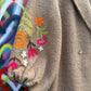 THE 'RENEE' STUNNING TEDDY BEAR BORG FULLY LINED COAT WITH STUNNING EMBROIDERED SLEEVES