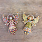 THE 'MEXICAN ANGEL' PRETTY MOSAIC EFFECT ENAMEL BROOCH