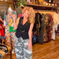 THE 'GOLDIE'SUPER SOFT CAMO PRINT STRETCH WAIST OVERSIZED POCKET COCOON PANTS