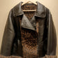 THE 'DUO LEOPARD' REVERSIBLE FAUX FUR & FAUX LEATHER COAT TWO COATS IN ONE!