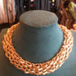 THE 'CARRIE' EXQUISITE MULTI CHAIN STATEMENT CHOKER NECKLACE IN SILVER OR GOLD