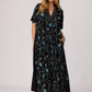 THE 'NATALIA' STUNNING RICHLY EMBROIDERED V NECK DRESS WITH POCKETS FROM OUR EXCLUSIVE SPANISH COLLECTION