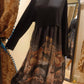 THE 'VENEZIA' STUNNING ITALIAN SCENE PRINT COCOON DRESS WITH PRETTY POCKETS