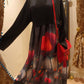 THE 'POPPY' VIBRANT COCCON STYLE SCOOP NECK DRESS WITH PRETTY POCKETS