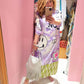 'HIPPIE TRIP' PEACE AND LOVE QUIRKY FLOATY DAY DRESS FESTIVAL/HOLIDAY UK 10-18