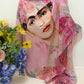 'FRIDA IN PINK' BEAUTIFUL LUXURIOUSLY SOFT PASHMINA WRAP