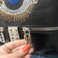 'MYSTICA' FABULOUS MYSTIC EYE DETAIL OVERSIZED HANDBAG WITH SHOULDER STRAP