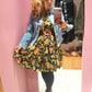 THE 'BELLE BONITA' RICH BOTANICAL PRINT 70'S BABYDOLL STYLE SMOCK DRESS WITH BALLOON SLEEVES