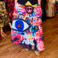 THE 'MYSTIC GRAFFITI' BOLD AND BRIGHT MAXI SKIRT WITH ELASTICATED WAIST