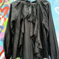 THE 'RHIANNON' FABULOUS WATERFALL FRILL FRONT BALLOON SLEEVE BLOUSE WITH TIE NECK DETAIL THREE COLOURS!