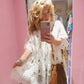 THE 'ANGEL'  100% COTTON SNOWY WHITE LACE VINTAGE STYLE TUNIC TOP/SMOCK DRESS