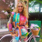 THE 'SASKIA' STUNNING PARISIAN DESIGNER 70'S STYLE QUILTED PATCHWORK KIMONO JACKET