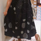 THE 'DOTTIE SPARKLE' POLKA DOT SPOT, SPARKLE DETAIL FABULOUSLY FLATTERING COCOON DRESS