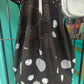 THE 'DOTTIE SPARKLE' POLKA DOT SPOT, SPARKLE DETAIL FABULOUSLY FLATTERING COCOON DRESS