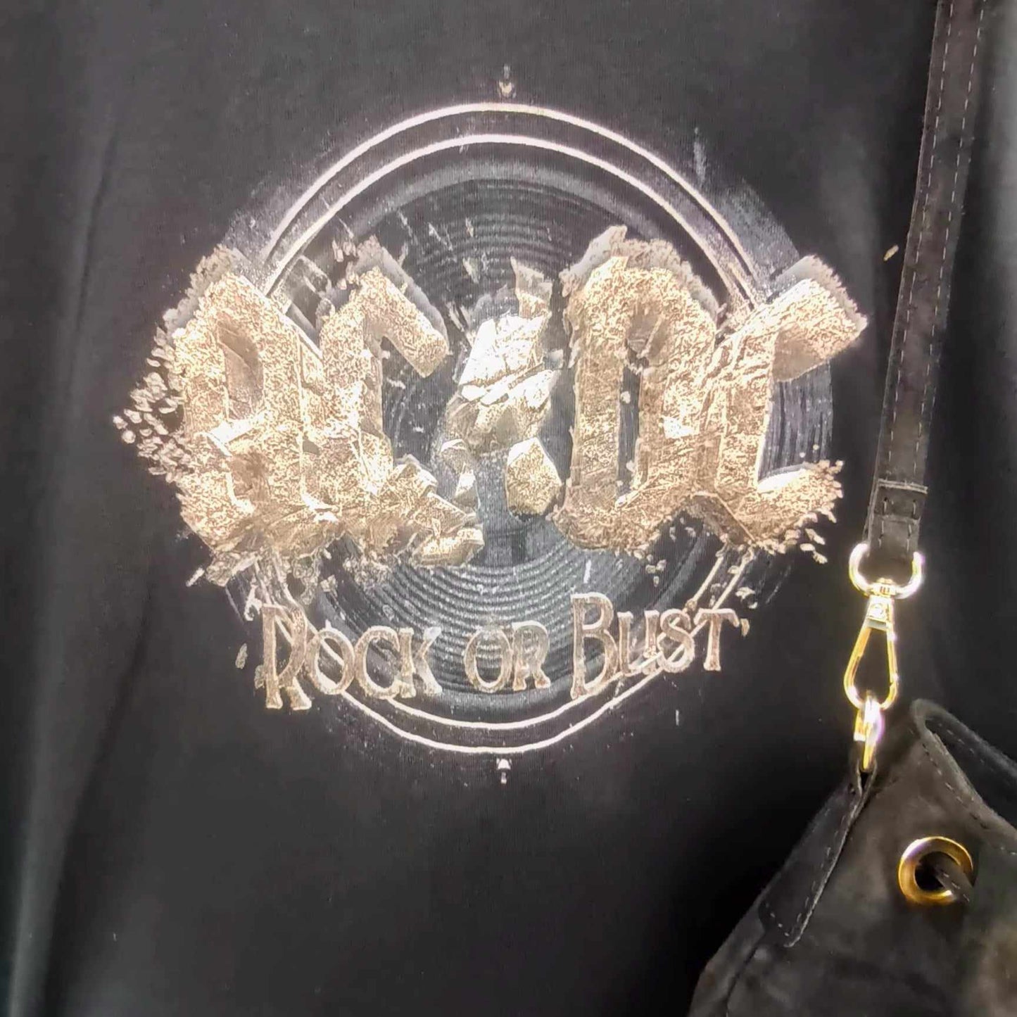 ROCK STAR RANGE 'AC/DC ROCK OR BUST' FABULOUS FEMALE FIT T SHIRT