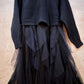 THE 'RAVEN' STUNNING FROTHY BLACK TULLE SKIRTED DRESS WITH DETACHABLE SUPERSOFT JUMPER TOP