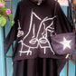 THE 'ARTY HI LO' EMBELLISHED DIP BACK HOODIE IN EMERALD OR BLACK