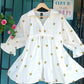 THE 'WHOOPEE' 100% COTTON QUIRKY SMOCK TOP SMILEY FACES