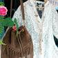 THE 'CHANTELLE' BEAUTIFUL WHITE LACE BEADED FLIPPY GODET HEM BOHEMIAN STYLETUNIC DRESS