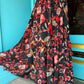THE 'ALHAMBRA BIRD OF PARADISE' BREATH TAKING MULTI BIRD PRINT DRESS FROM OUR EXCLUSIVE SPANISH COLLECTION