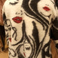 THE 'PARISIAN MISS' BEAUTIFUL EDGE TO EDGE BOUCLE COAT IN A QUIRKY IMPRESSIONIST PRINT FROM OUR MADE IN ITALY COLLECTION