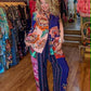 THE 'PORTOFINO' VIBRANT PRINT LIGHTWEIGHT RELAXED FIT TROUSER SUIT