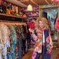 THE 'PORTOFINO' VIBRANT PRINT LIGHTWEIGHT RELAXED FIT TROUSER SUIT
