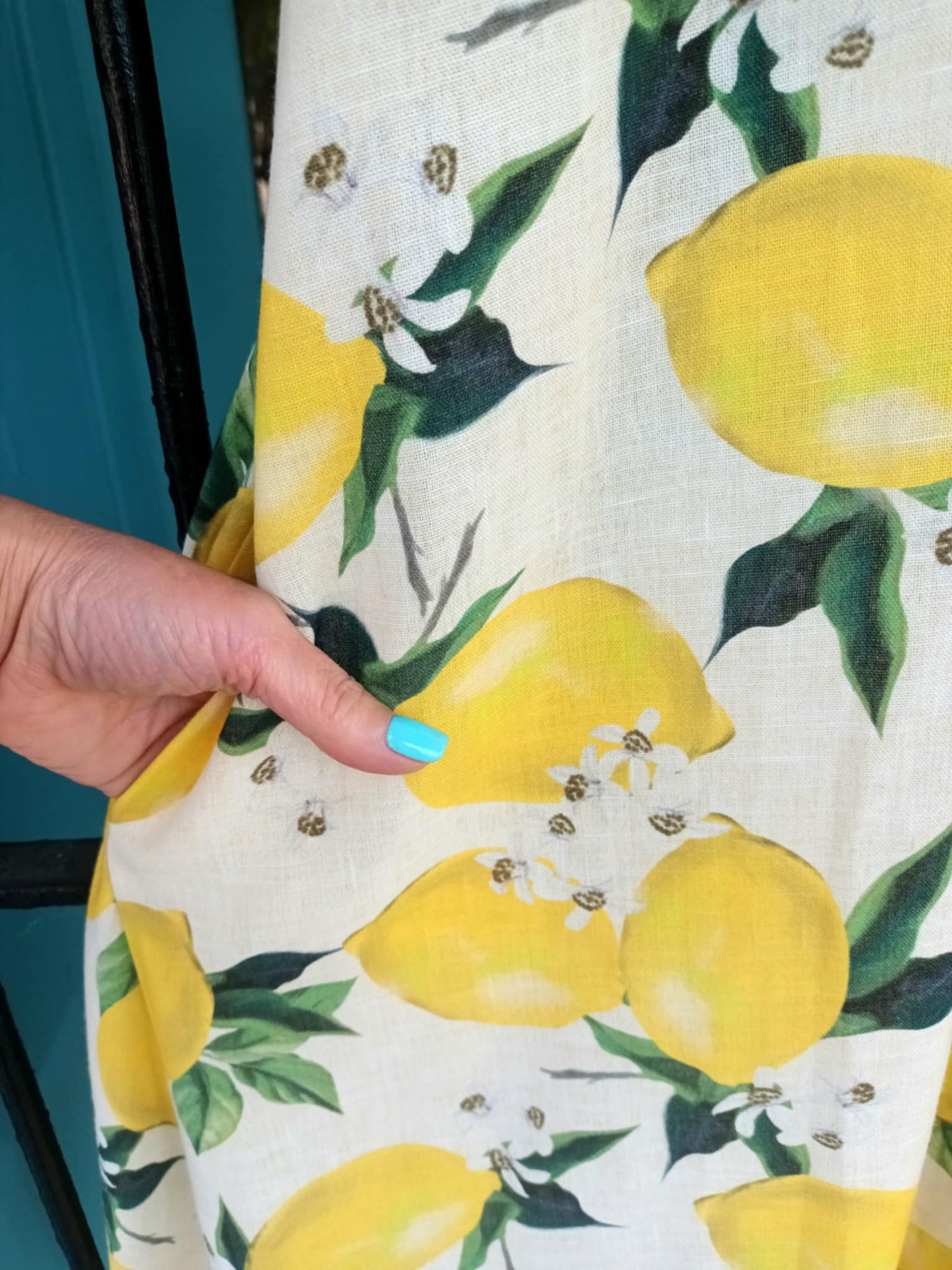 THE 'WHEN LIFE GIVES LEMONS' BEAUTIFUL SOFT FEEL SUMMER DAY DRESS WITH POCKETS