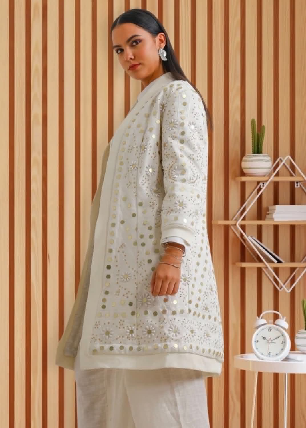 THE 'NURIA' STUNNING RICHLY BEADED AND EMBROIDERED LONG COAT FROM OUR EXCLUSIVE SPANISH COLLECTION THREE COLOURS