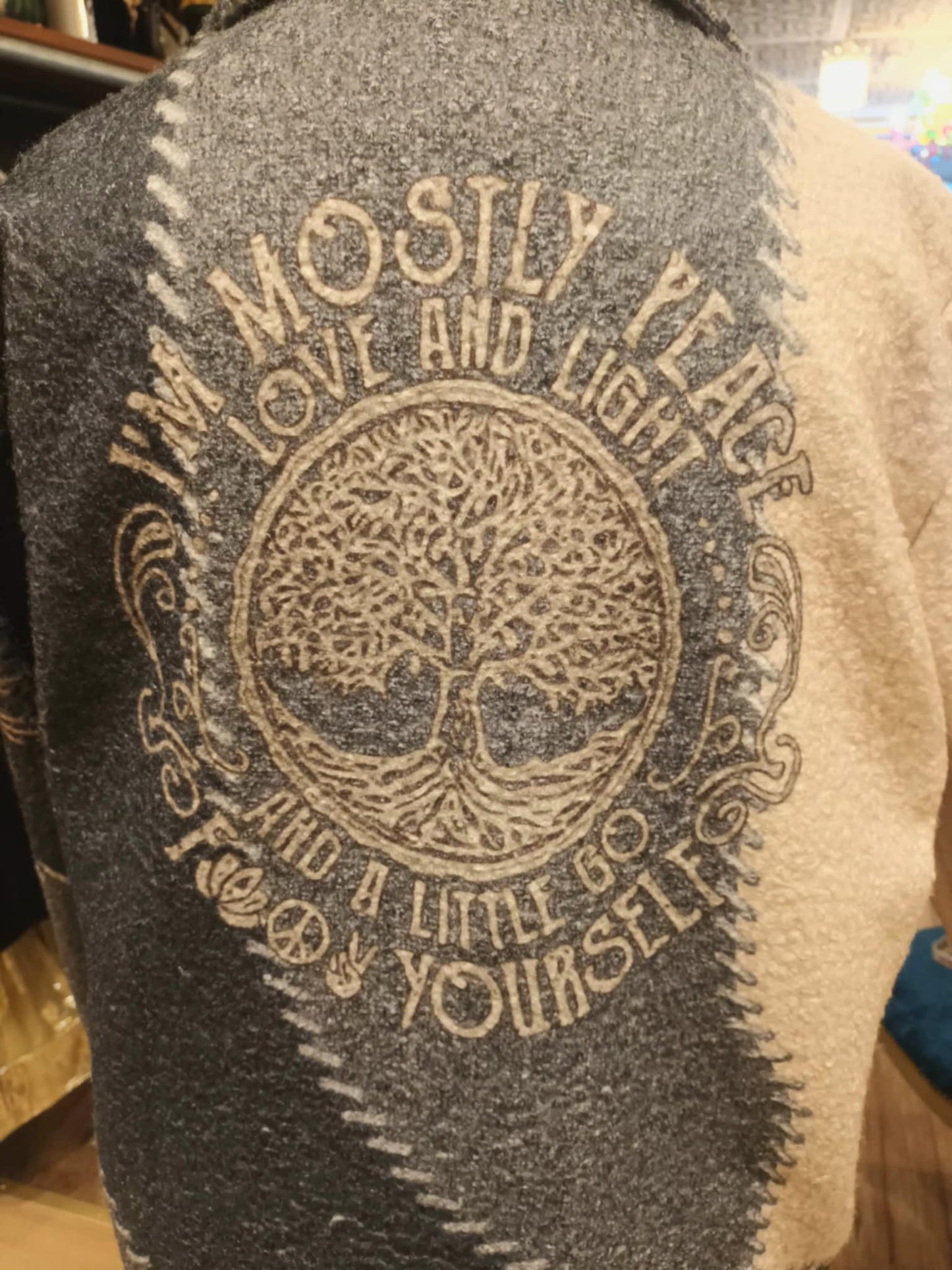 THE 'CELESTIAL SPIRIT' STATEMENT COAT WITH STRIKING BACK DETAIL